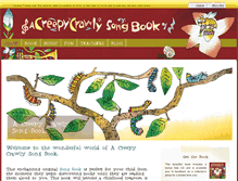 Tablet Screenshot of creepycrawlysongbook.com